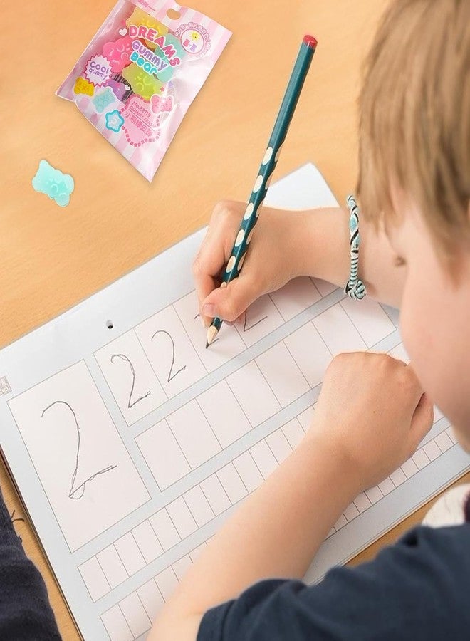 ٥ ممحاة لطيفة - كابوشون دببة ملونة | ممحاة أقلام رصاص على شكل دببة كرتونية | حيوانات | ممحاة تفاعلية على شكل حيوانات أليفة | مكافأة مدرسية من لوازم القرطاسية - Image 3